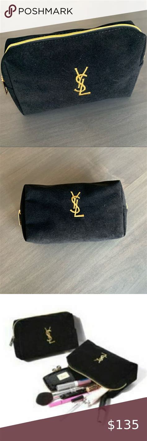 ysl small makeup bag|slim YSL makeup pouch.